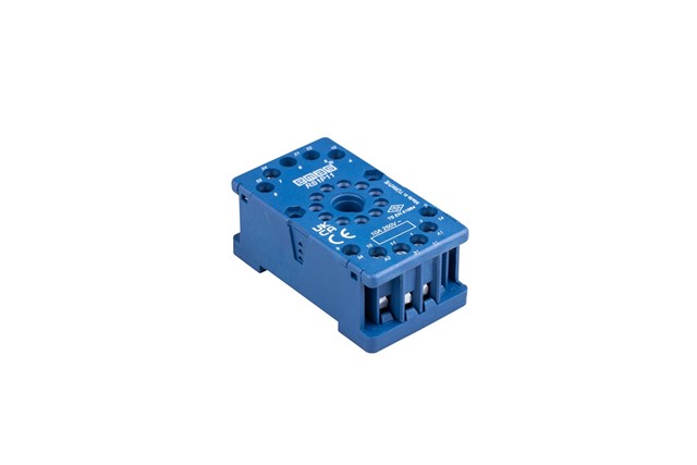 RS1 Series 11 Pin Blue Relay Socket